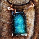 Mermaids Pool - blue enamel